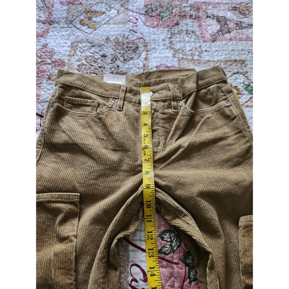 Levi's 314 Shaping Straight Corduroy Womens Pants Size 29x30 Brown Mid-Rise - Picture 8 of 11